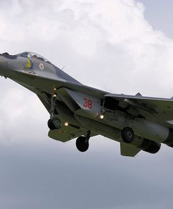 Lądowanie MiG-a-29 w Malborku. Pilot włączył awaryjne podawanie tlenu