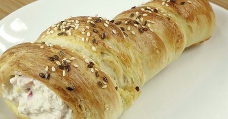 Stożki chlebowe z nadzieniem