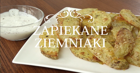 Pyszne pieczone ziemniaczki z parmezanem i pietruszką