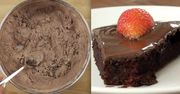 Szalone ciasto czekoladowe, które przyrządzisz w jednym naczyniu bez jajek, bez mleka i bez masła!
