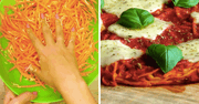 Batatowa pizza - czyli bataty pieczone
