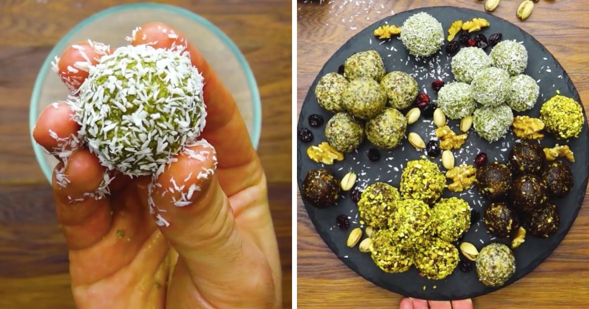 Kulki mocy - domowej roboty zdrowe słodycze