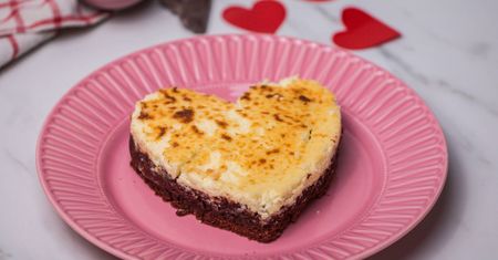 Walentynkowe sernikobrownie