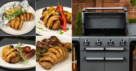 Grillowane ziemniaki hasselback