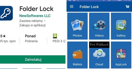Jak ustawić hasło na folder w telefonie?