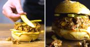 Burger pulled pork
