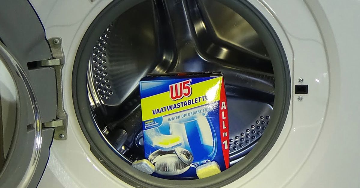 Dishwasher Tablets to Clean Your Washing Machine