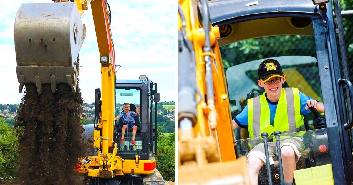 Become Bob the Builder for a Moment. Drive an Excavator in a Unique Theme Park
