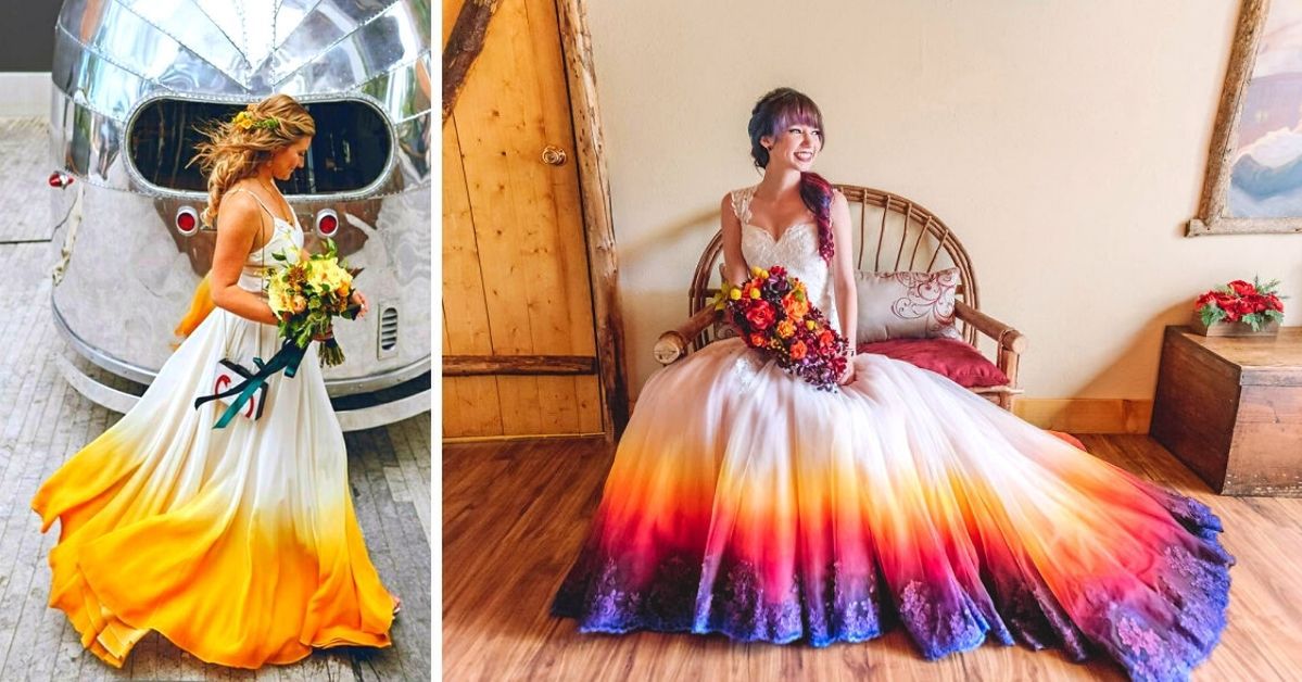 10 Astonishing Wedding Dresses. The Artist Creates Them in a Number of Exceptional Colors