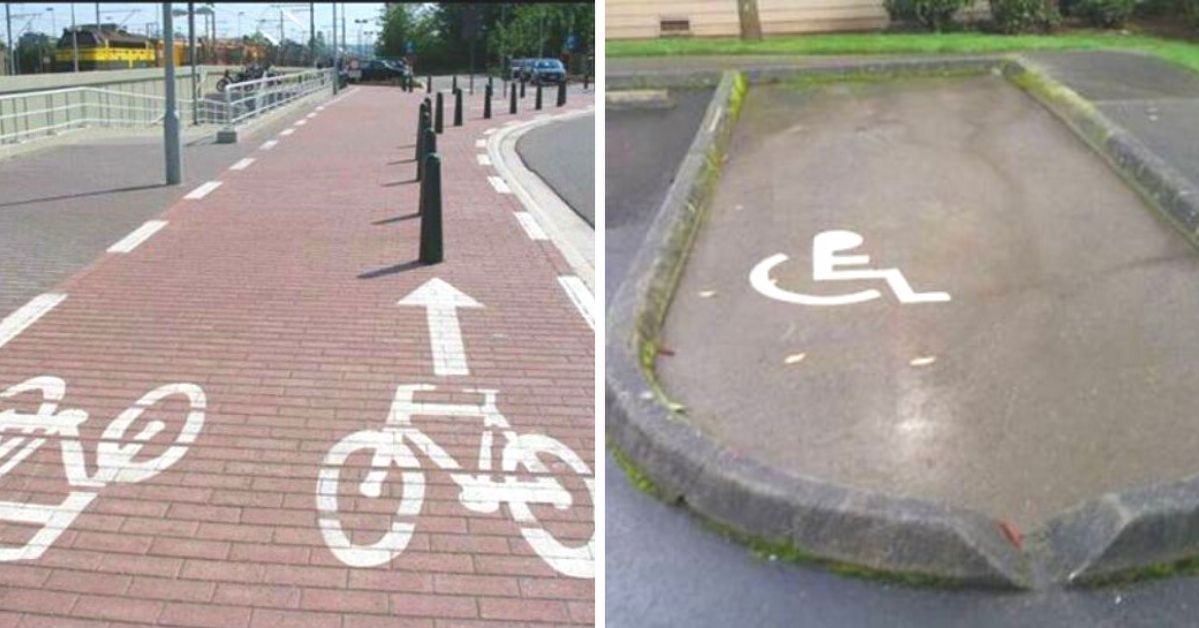 18 Ridiculous Road Situations. Some Signs Simply Can’t Be Followed!