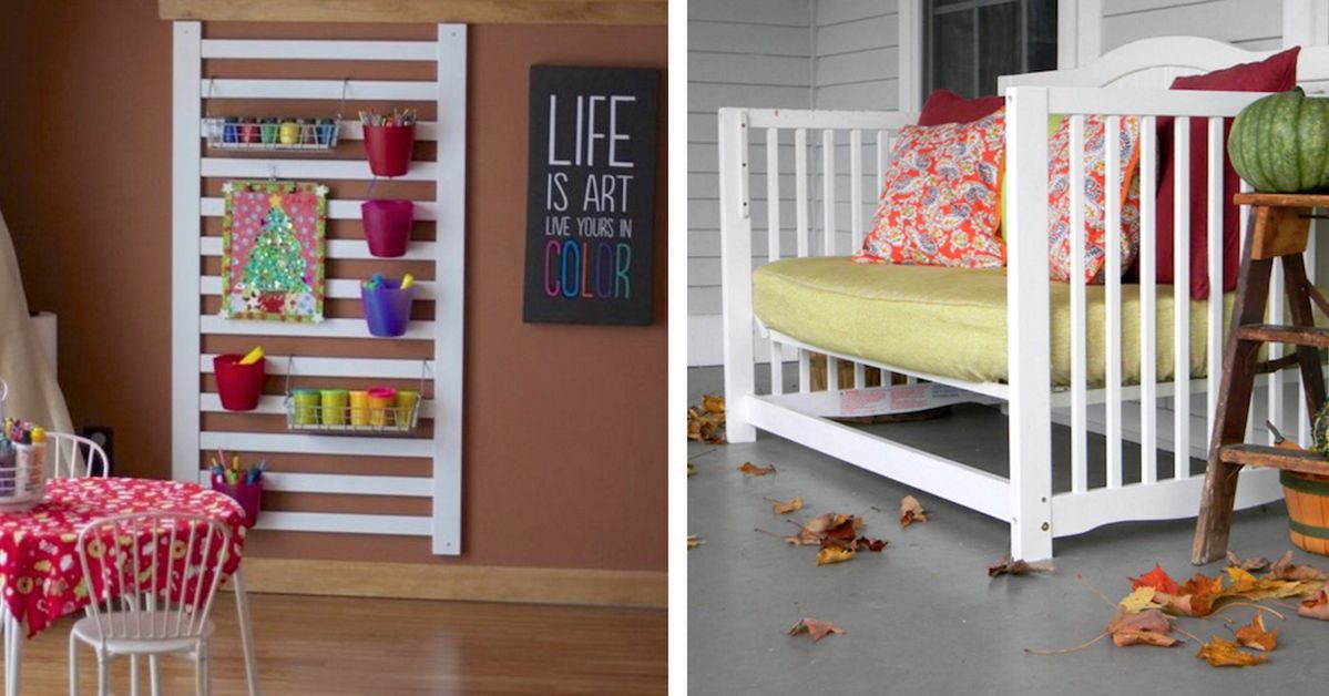 18 Fresh Ideas for a New Use of the Old Crib
