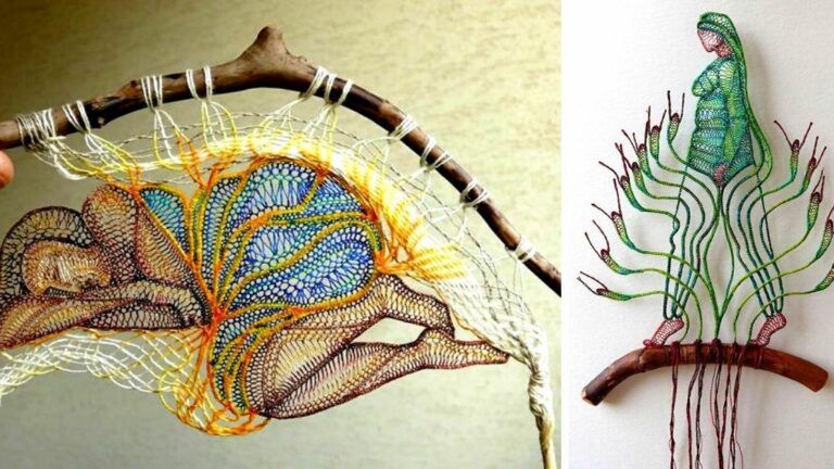 19 Delicate and Magical Lace Decorations. A Hungarian Artist Breathes a Soul into Them