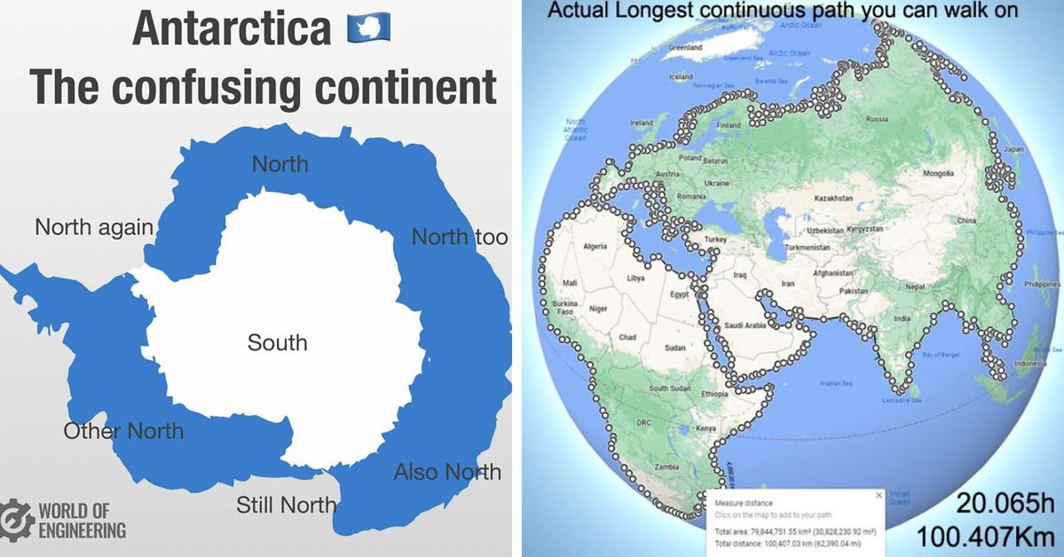 12 Interesting Maps Showing the World from a Completely Different Perspective