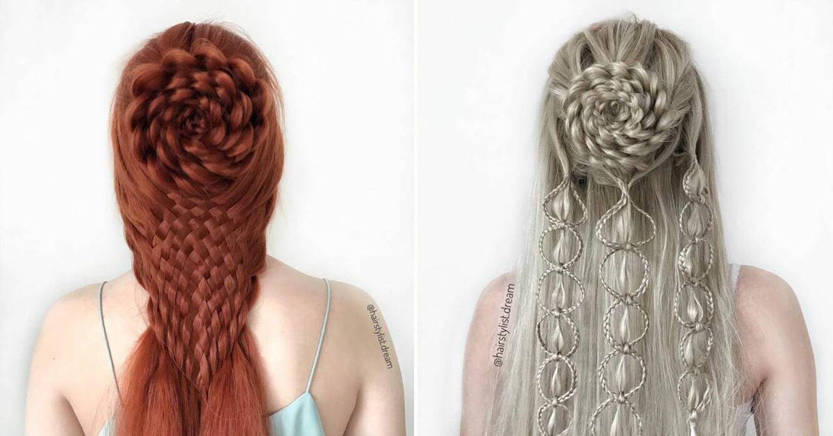 17 Years Old  Self -Taught Teen Makes Unreal Hairstyles! Here are the Coolest 30 Patterns