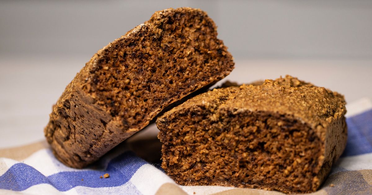 Wegański chleb owsiany