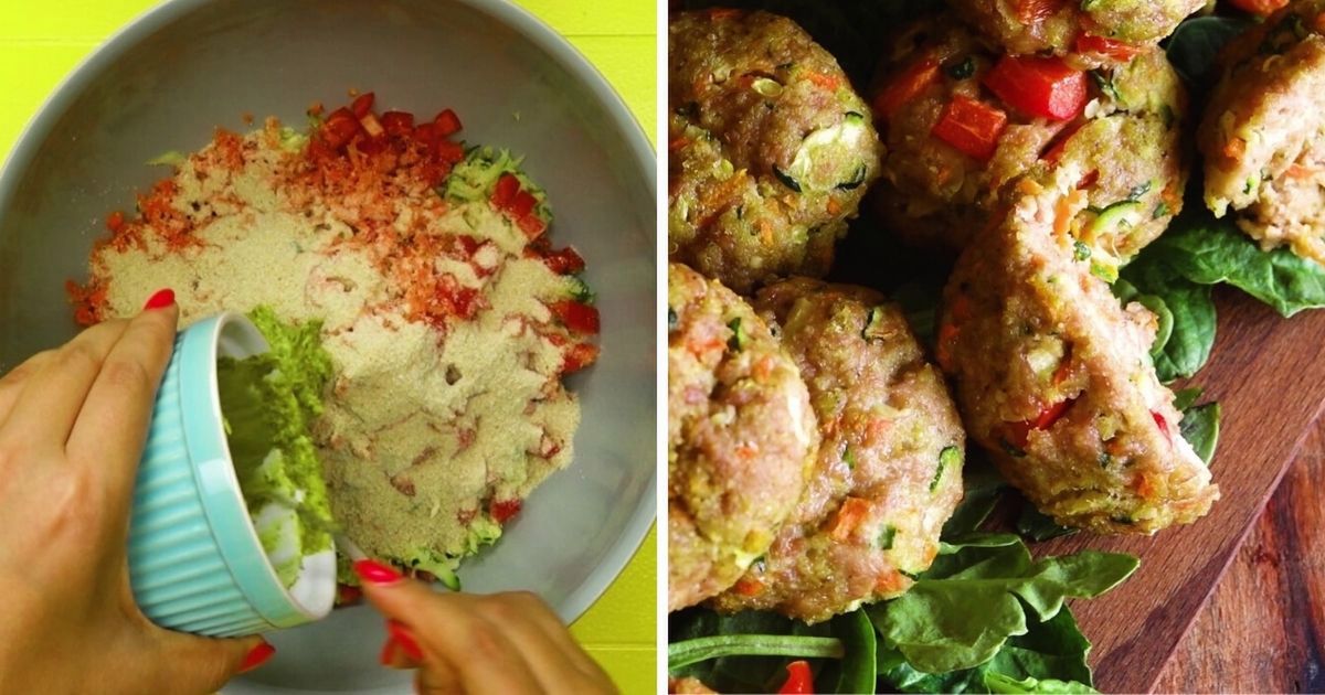 Kolorowe pulpety z indyka