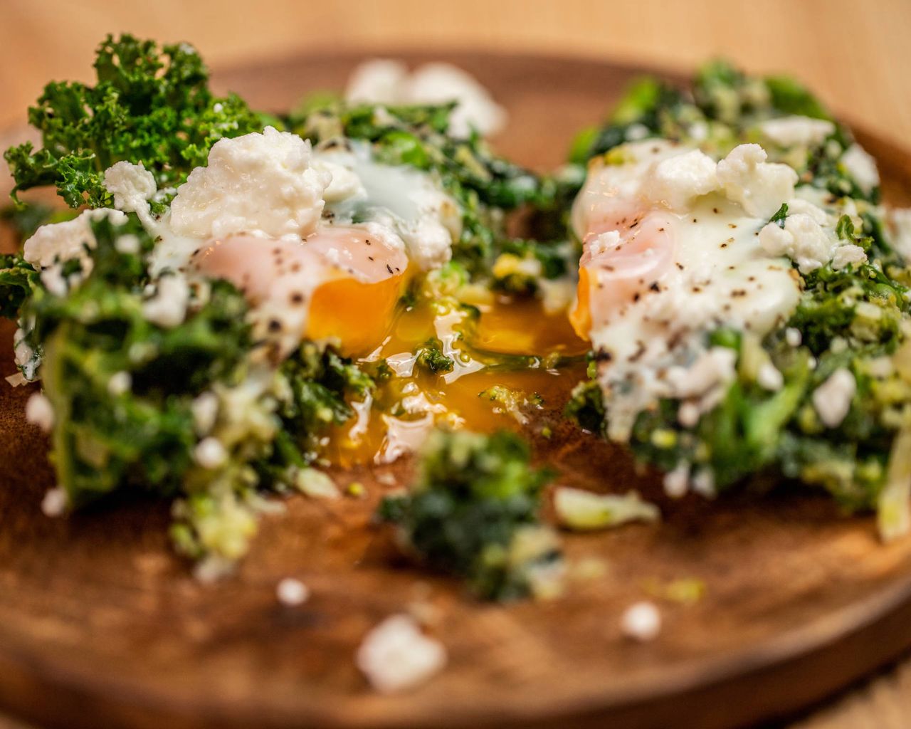 Zielona shakshuka w fitowej formie