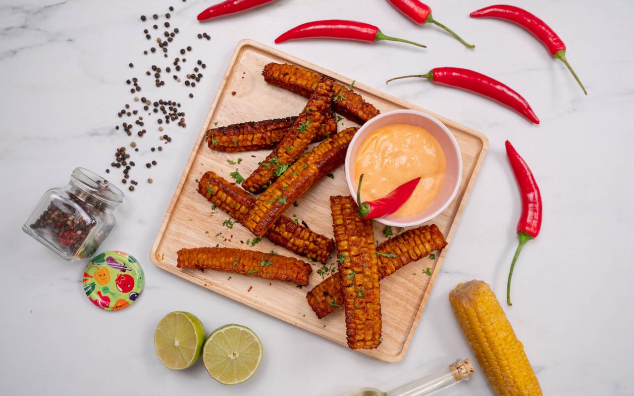 Żeberka z kukurydzy