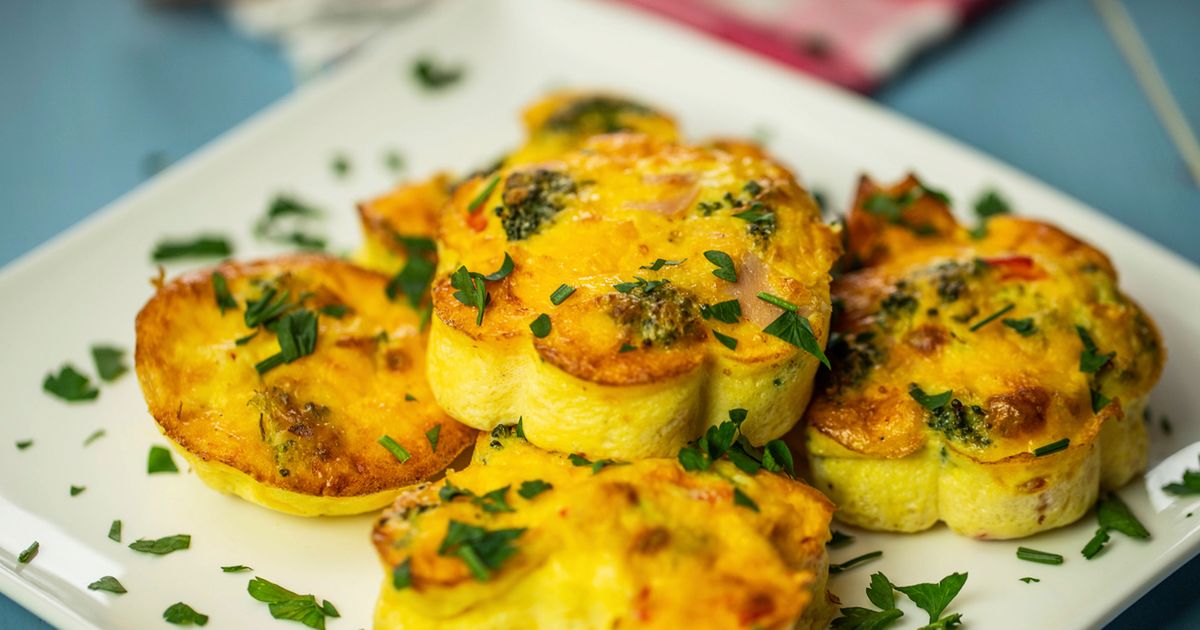 Muffiny jajeczne z dodatkami