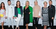 Gwiazdy na pokazie mody: Katarzyna Glinka, Joanna Racewicz, Ewa Kasprzyk, Monika Richardson