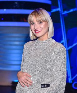 Joanna Moro w bardzo zaawansowanej ciąży. Pokazuje szyk przyszłej mamy