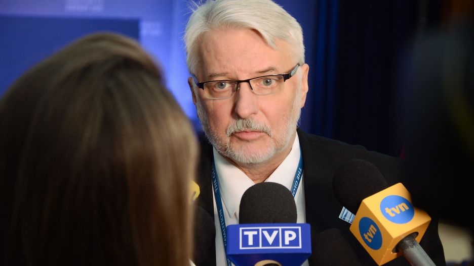 Witold Waszczykowski, minister spraw zagranicznych