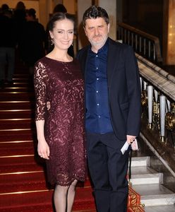 Janusz Palikot z żoną na premierze Salome