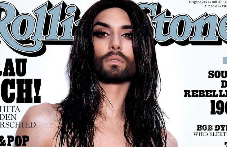 Conchita Wurst topless na okładce kultowego amerykańskiego magazynu. Nie obyło się bez kontrowersji