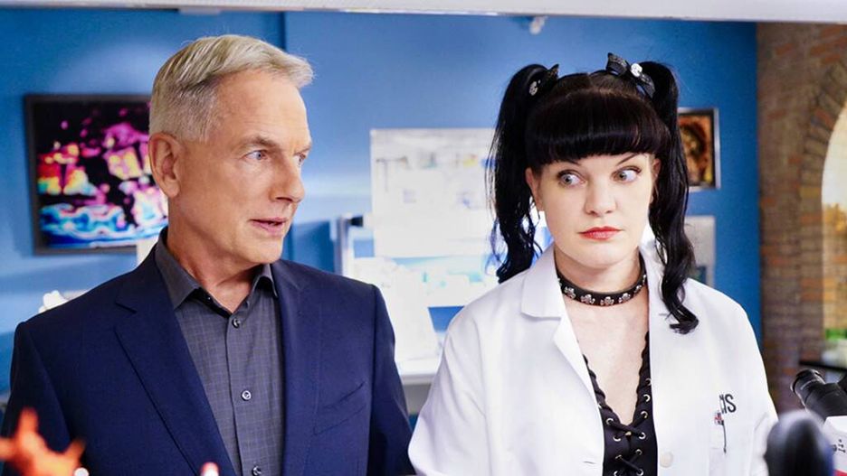 Mark Harmon i Pauley Perrette w serialu "Agenci NCIS"