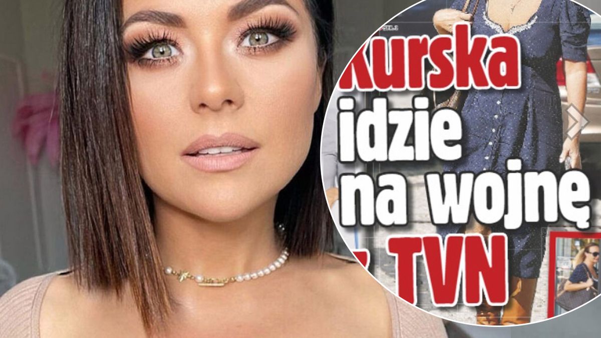 Super Express: „Kurska idzie na wojnę z TVN”. Kasia Cichopek nie powstrzymała się od komentarza