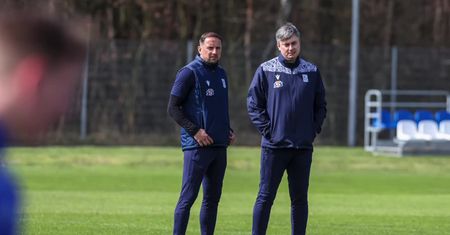 Maciej Skorża poprowadził pierwszy trening jako nowy szkoleniowiec Lecha Poznań