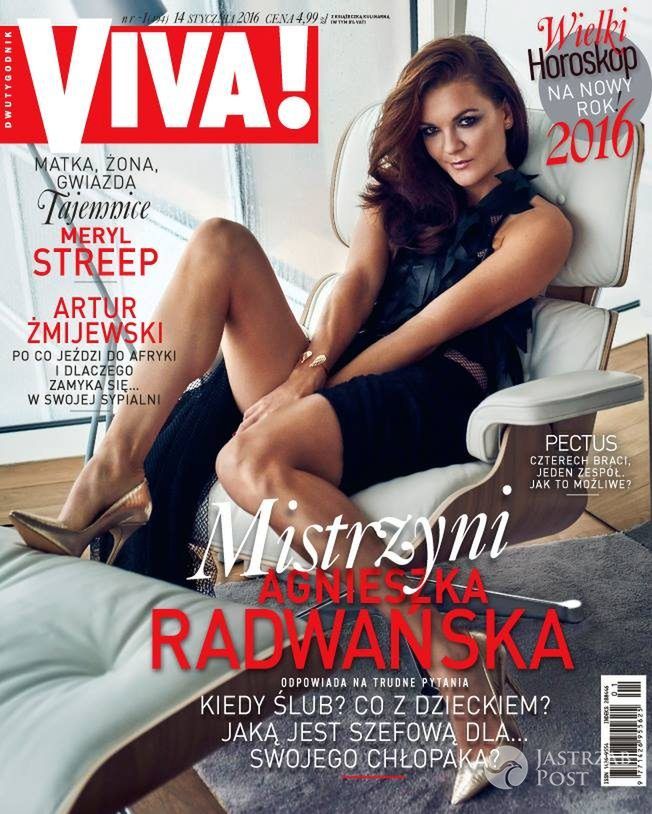Agnieszka Radwańska, Viva!, nr 1 (494), 14 stycznia 2016 (fot. Iza Grzybowska/Voyk)