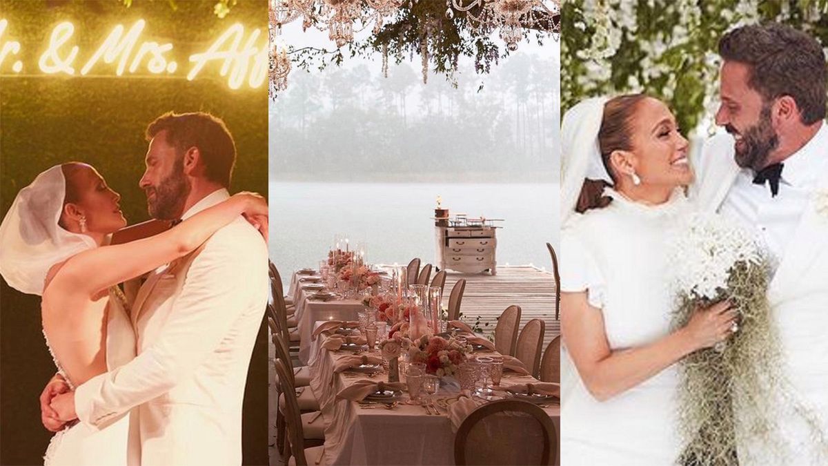 Jennifer Lopez i Ben Affleck w końcu podzielili się zdjęciami z wystawnego wesela. To był ślub jak z bajki! Dekoracje sali i kaplicy zapierają dech