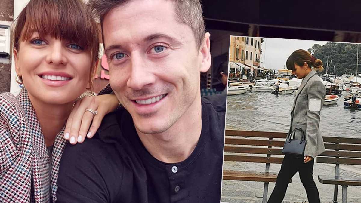 Anna i Robert Lewandowscy we Włoszech