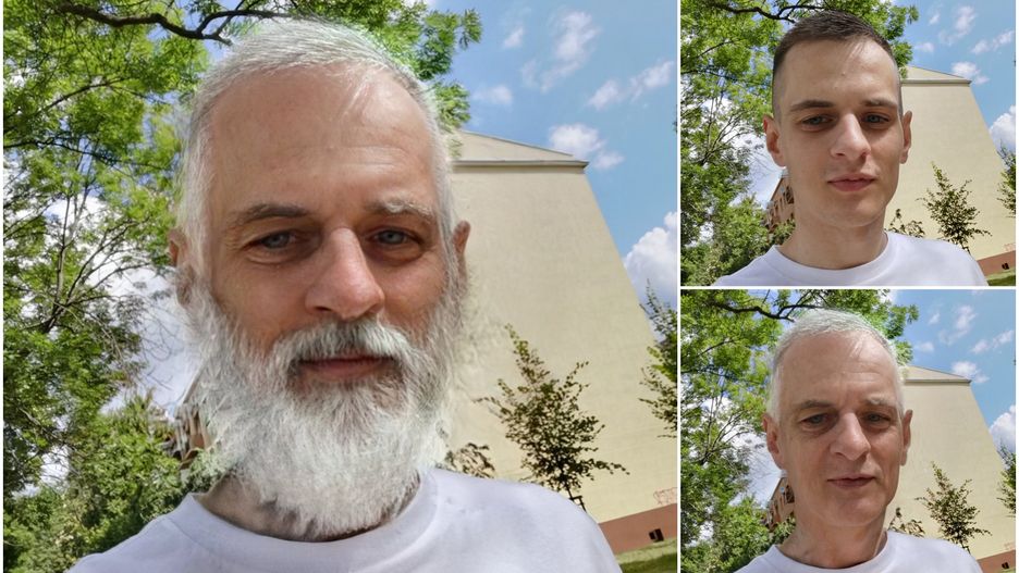 Postarzanie twarzy w urozmaiconym stylu