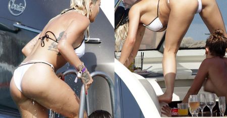 Rita Ora w seksownych pozach kusi na jachcie