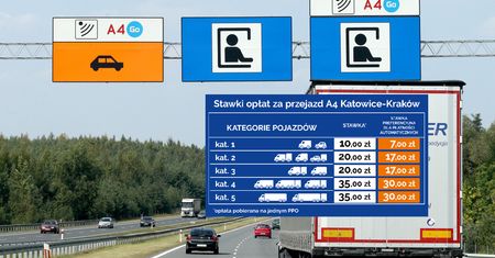 Zmiana cennika na A4 Katowice - Kraków. Będzie taniej