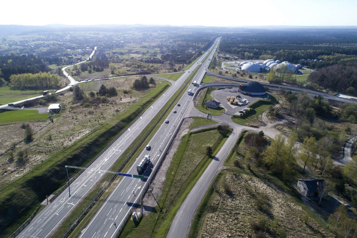 Otwarto rozbudowany węzeł Rudno na autostradzie A4 Katowice - Kraków