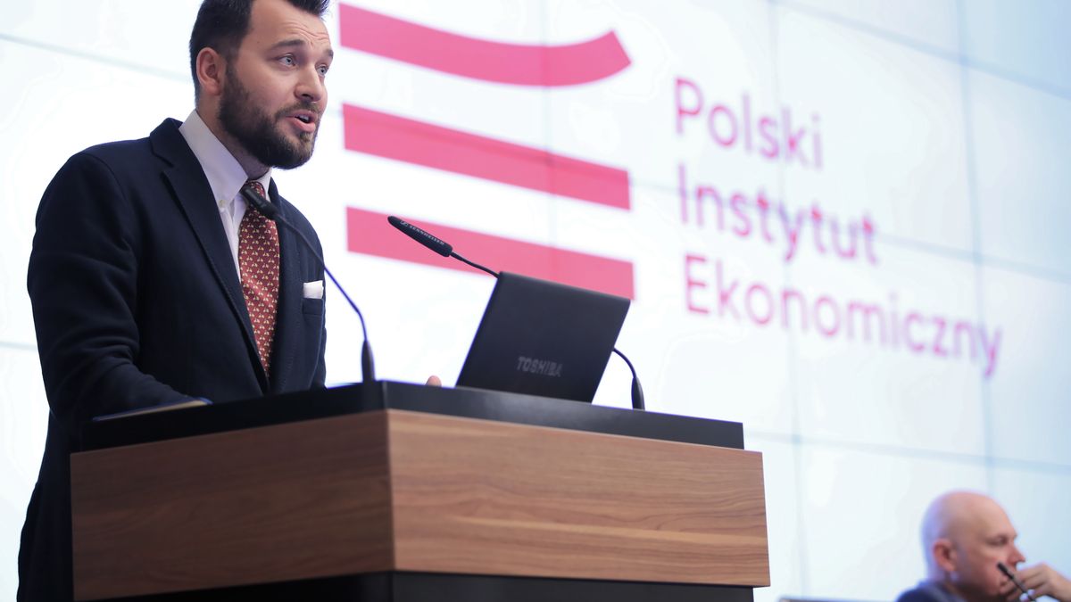 Prognoza PKB w górę. Na zdj. Piotr Arak, dyrektor Polskiego Instytutu Ekonomicznego