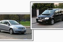 VW Touran kontra Mercedes Klasy B