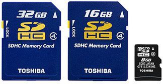 Toshiba przedstawia 32-gigabajtową kartę SDHC
