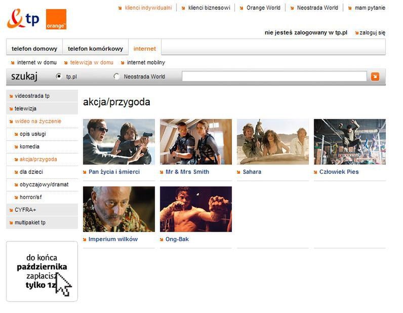 Startuje filmowa wypożyczalnie TP