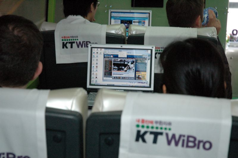 Korea: autobusowy test WiBro