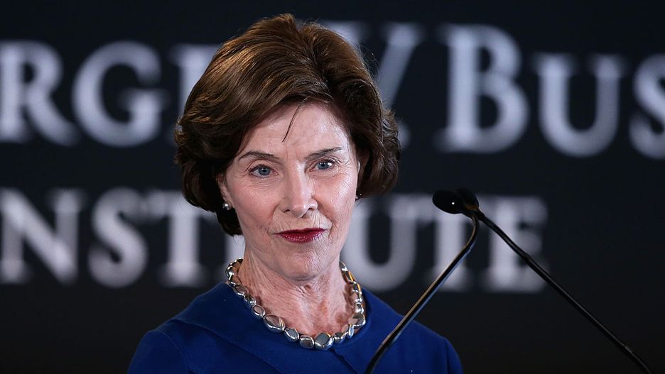 Laura Bush spowodowała wypadek samochodowy