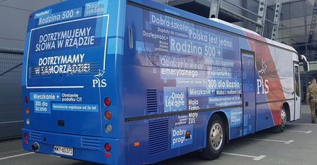 Kolejny "PiS-bus" ruszy w Polskę. Tym razem będzie promować "Piątkę Kaczyńskiego"