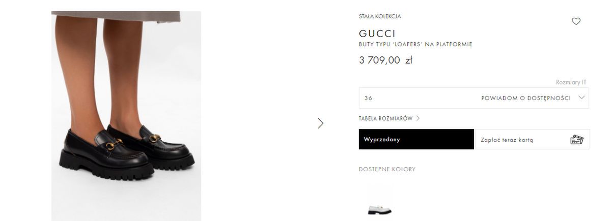 Gucci - buty