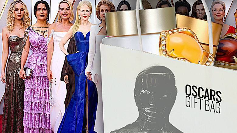 Oscary gift bagi, prezenty
