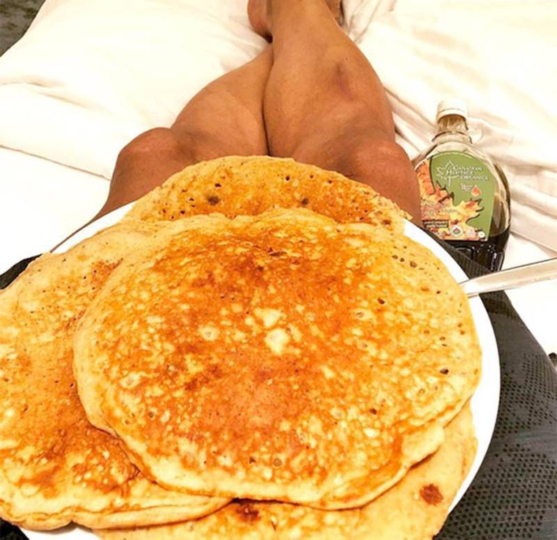 Śniadanie The Rock. Fot. Instagram