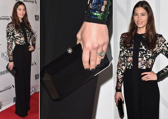 LOOK OF THE DAY: Jessica Biel w kombinezonie Elie Saab