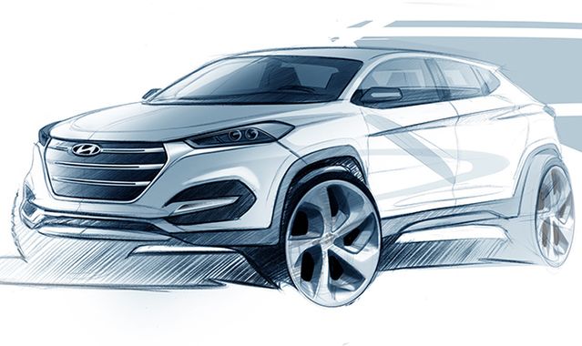 Nowy Hyundai Tuscon: dziś szkic, za miesiąc na żywo